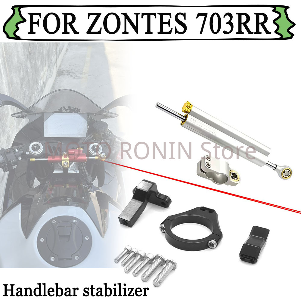 Steering Damper Stabilizer Kit Cnc - Motorcycle CNC Aluminum Stabilizer Steering Damper